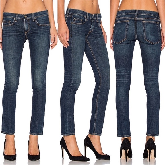 Rag & Bone | Tomboy Skinny Jeans in Aged - Picture 2 of 11